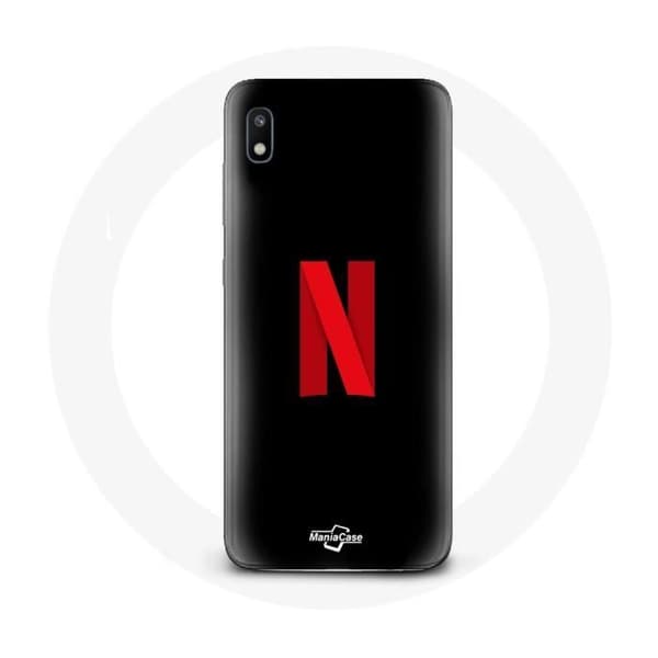 Coque - Netflix - Samsung Galaxy A10 - Blød - Beskyttelse - Sort/Rød röd svart