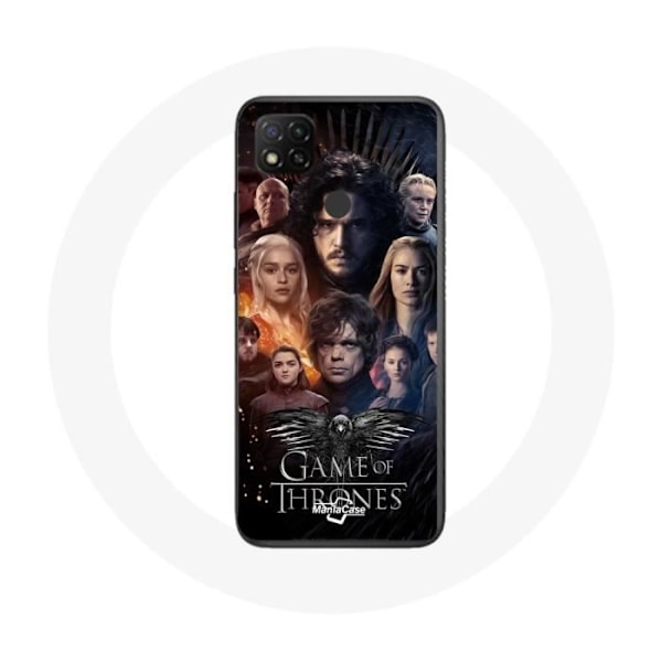 Coque för Xiaomi Redmi 9C Game of Thrones Säsong 8 Järntronen Affisch av Besättningen Logotyp Adder
