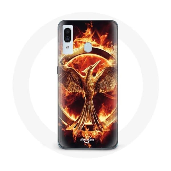 Coque Samsung Galaxy A40 Nälkäpeli Elokuvan Logo