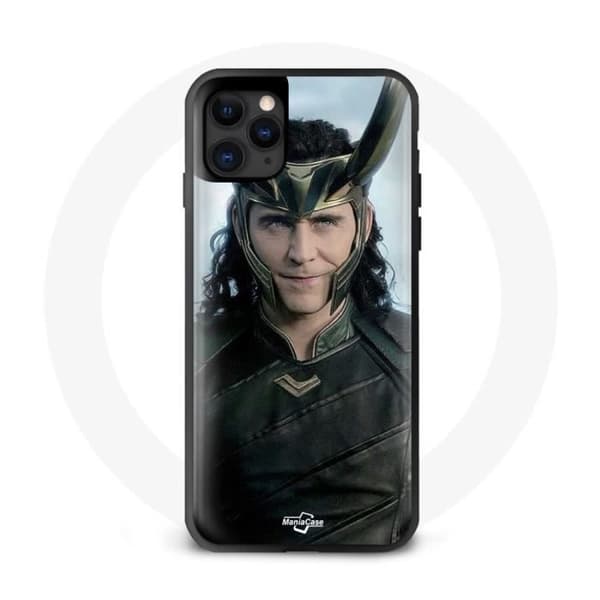 Cover til iPhone 12 Mini Loki Thor Ragnarok med headset sæson 1