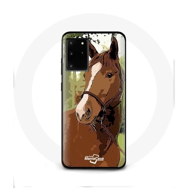 Coque - Samsung - Galaxy S11 Plus - Brun - Race de cheval - Rigide kastanj