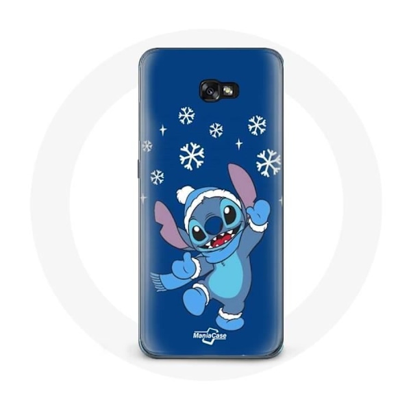 Coque för Samsung Galaxy A5 2017 Stitch snö jul blå