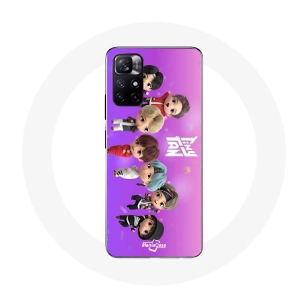Coque för Xiaomi Redmi Note 11s 5G BTS TinyTAN Animation Affisch RM Jin Suga J-Hope Jimin Jungkook Och V Mic Drop Dans