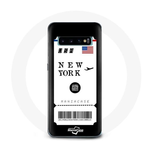 Coque för Samsung Galaxy S10 Plus Flygbiljett New York