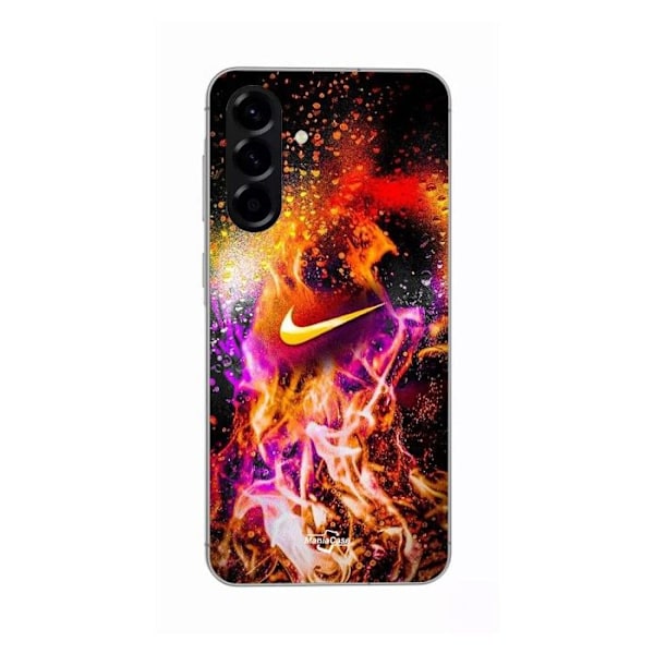 Coque - Nike - Samsung Galaxy A26 - Silikon - Mjuk - Färggmålad Svart