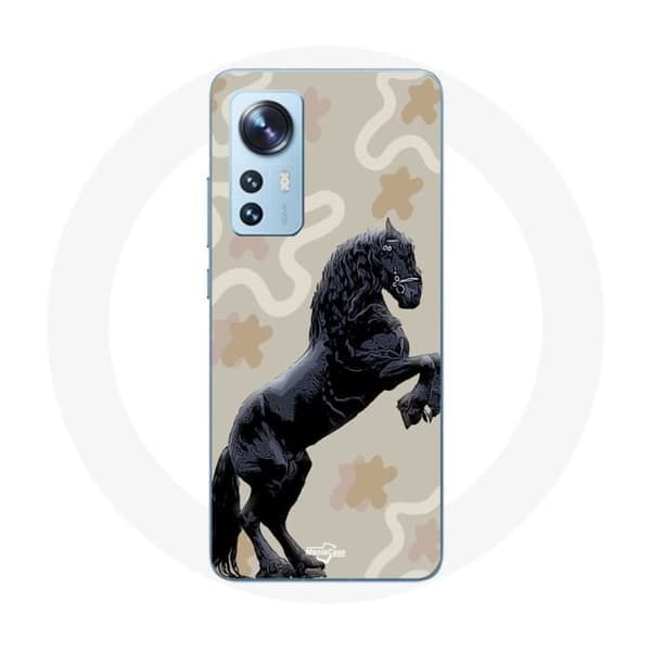 Cover til Xiaomi Mi 12 / 12X Frison Sort Hestevæddeløb