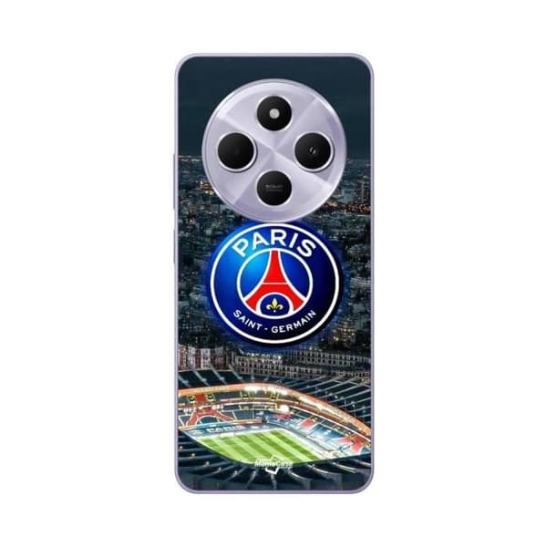 Coque Xiaomi Redmi 14C psg logotyp stadion natt Eiffeltorn Maniacase