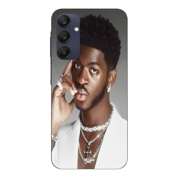 Coque - Maniacase - Samsung Galaxy A25 - Svart - Flexibel - Glänsande