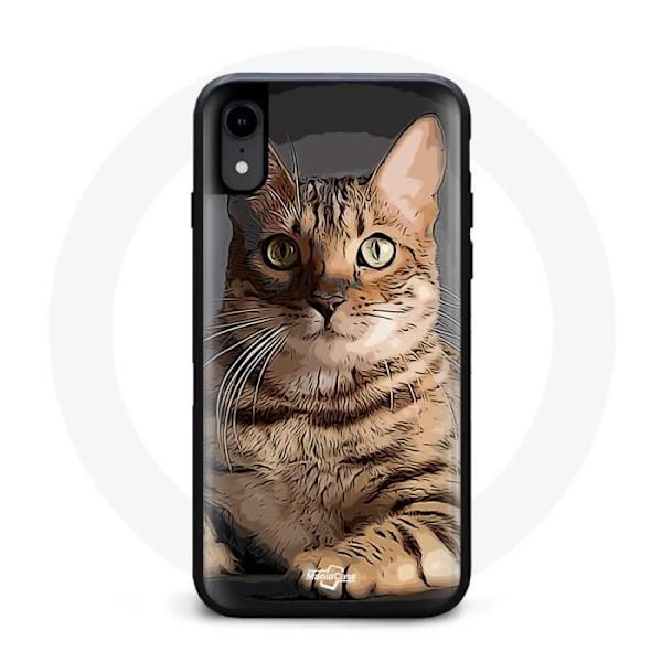 Coque Iphone X Högar av bengaliska katter