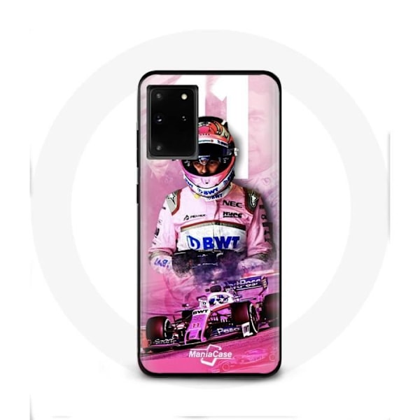 Coque för Samsung Galaxy S20 Ultra Formel 1 Sergio Pérez F1-förare Rosa