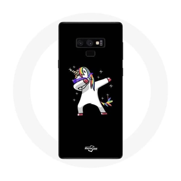 Coque pour Samsung Galaxy Note 9 Dab unicorn licorne