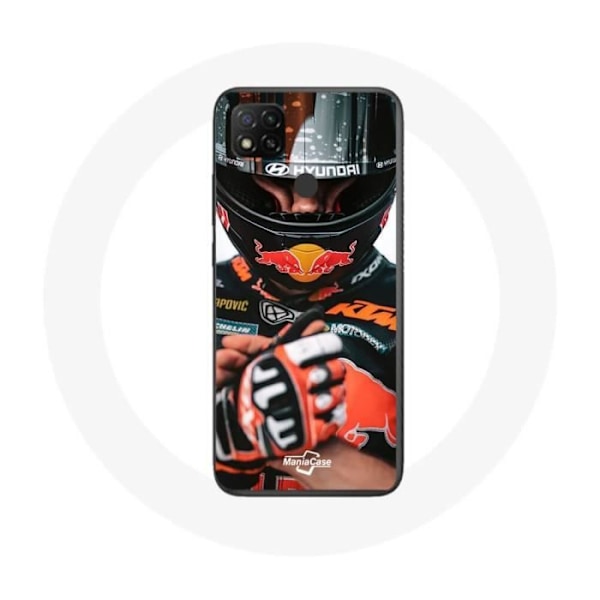 Coque - maniacase - Xiaomi Redmi 9C - Slinky - Skydd - Moto GP Podium KTM Svart