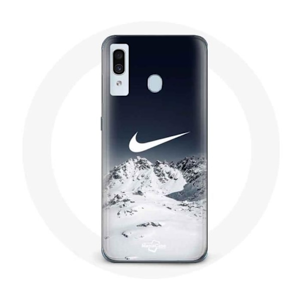 Coque för Samsung Galaxy A20e Nike-logotyp Snö Vinter