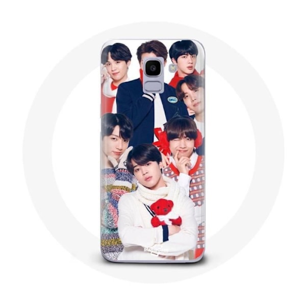 Skydd för Samsung Galaxy A6 2018 BTS Affisch Medlemmar Julklapp 2023