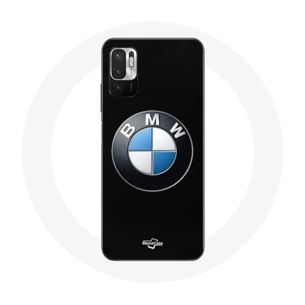 Cover til Xiaomi Redmi Note 10 5G BMW Logo sort baggrund