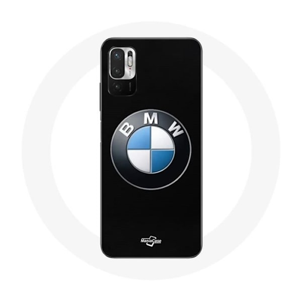 Skyddsfodral för Xiaomi Redmi Note 10 5G BMW-logotyp svart bakgrund