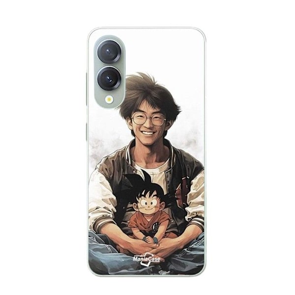 Coque För Samsung Galaxy S25 Edge Akira Toriyama Goku barn Maniacase Svart