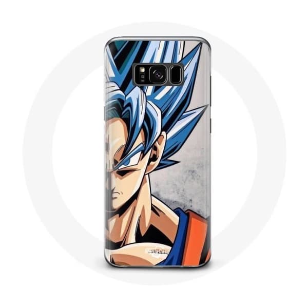 Cover til Samsung Galaxy S8 Plus Anime Dragon Ball Goku Blå hår