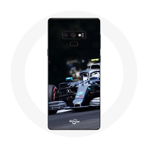 Coque för Samsung Galaxy Note 9 Formule 1 Valtteri Bottas F1-förare Svart