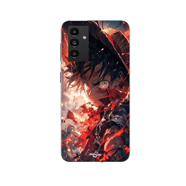 Coque Maniacase för Samsung Galaxy A54 5g One piece Luffy arg konst manga anime svart