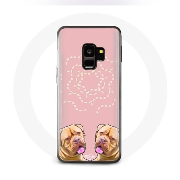 Cover til Samsung Galaxy S9 Plus Dogue de Bordeaux symmetrisk billede