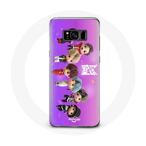 Coque för Samsung Galaxy S8 Plus BTS TinyTAN Animation Affisch RM Jin Suga J-Hope Jimin Jungkook Och V Mic Drop dansa