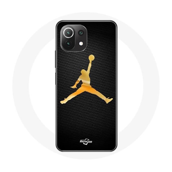 Coque - Xiaomi - Mi 11 Lite Air - Gul - Michael Jordan-logotyp - Flexibel Gul
