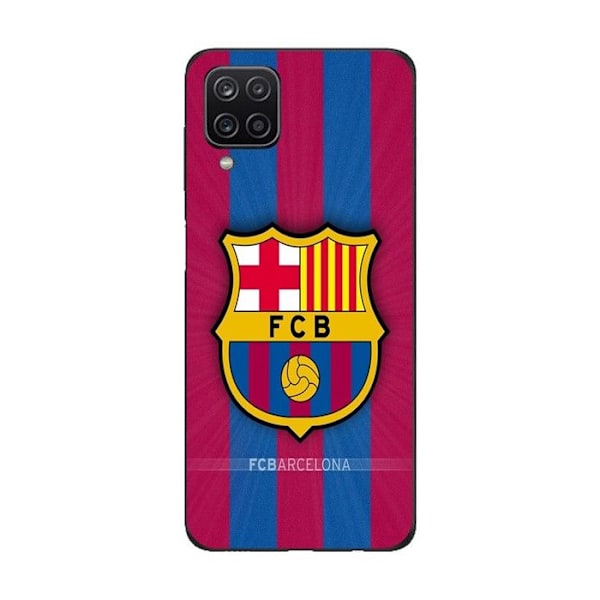 Coque Maniacase För Samsung galaxy A12 FC Barcelona logotyp Svart