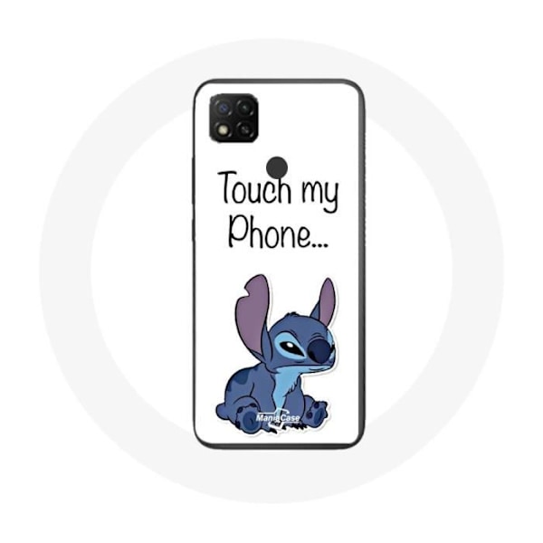 Coque - Maniacase - Xiaomi Redmi 9C - Lilo och Stitch - Mjuk - Stötskydd Vit