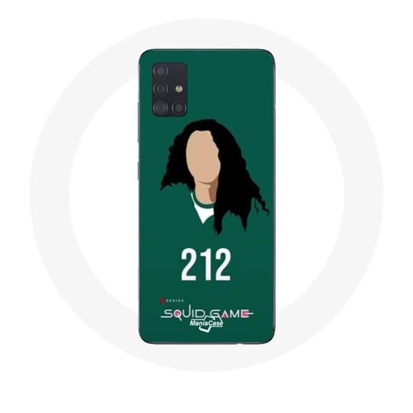 Coque Samsung Galaxy A51 Squid Game Han Mi Nyeo Nummer 212