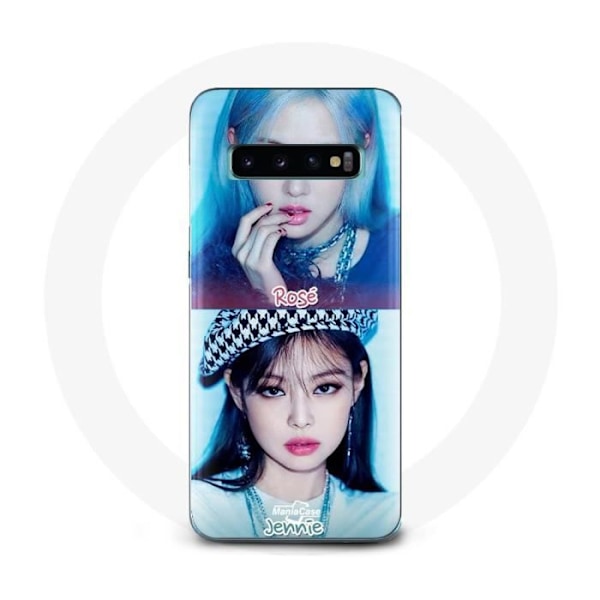 Coque för Samsung Galaxy S10 Blackpink K-pop grupp Flickor Jennie och Rosé Lovesick girls affisch albumet