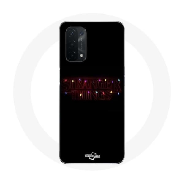 Coque - Stranger Things - Oppo A74 5G - Pehmeä - Valkoinen - Hyvää joulua