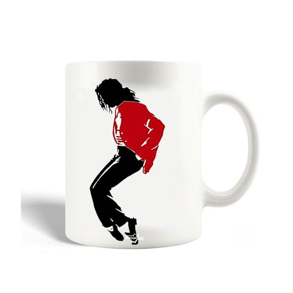 Michael Jackson -keraamikkamuki Svart