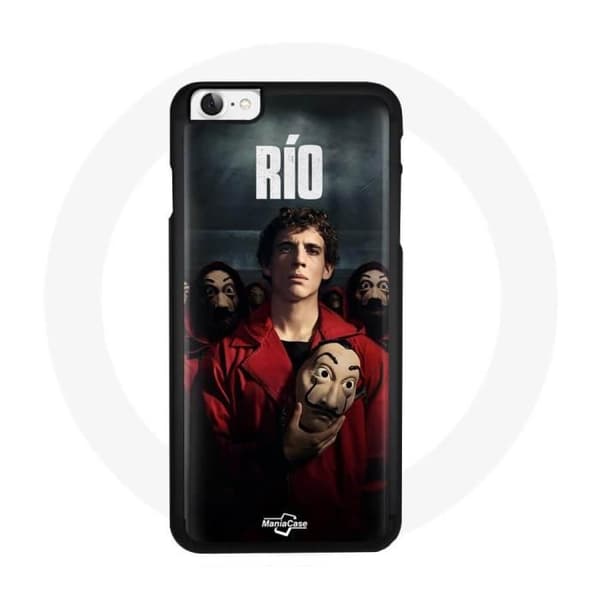 Telefoncover - La Casa De Papel - Iphone 6 - Sort - Fleksibel - Stødbeskyttelse Röd