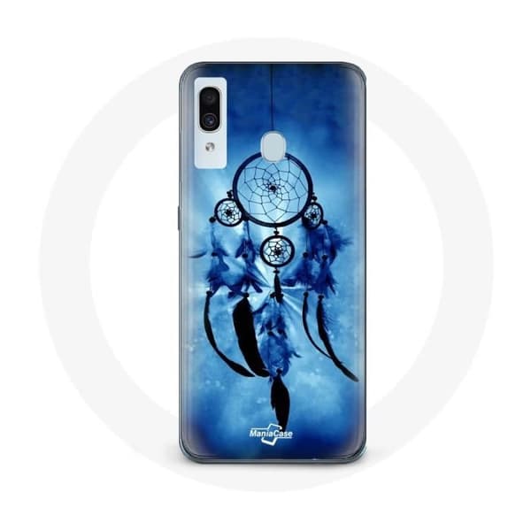 Cover til Samsung Galaxy A20e Drømmefanger blå