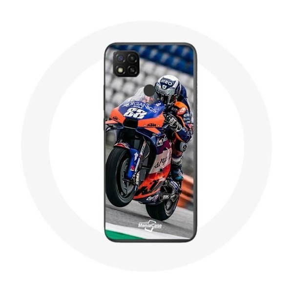 Coque - Maniacase - Xiaomi Redmi 9C - Miguel Oliveira Moto GP 88 - Silikon - Mjuk svart