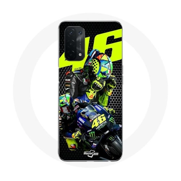 Coque för Oppo A74 5G Valentino Rossi motoGP 46 Hastighetsförare - Maniacase