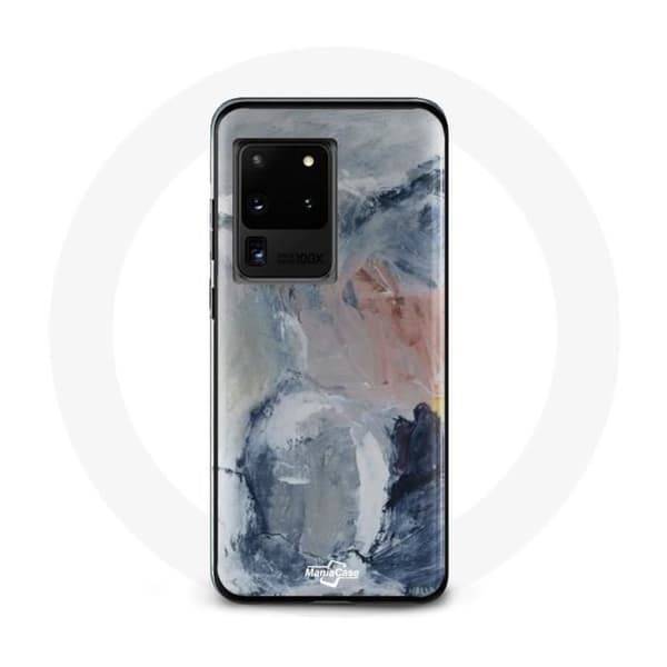 Coque - Samsung - Galaxy S20 Ultra - Grå - Abstrakt textur - Hårda skydd Grå