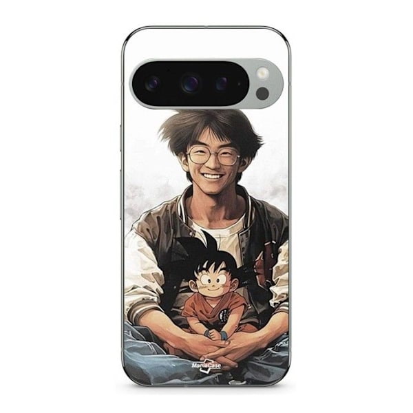 Fodral - MANIACASE - Google Pixel 9 Pro - Akira Toriyama Goku - Mjuk - Svart Svart