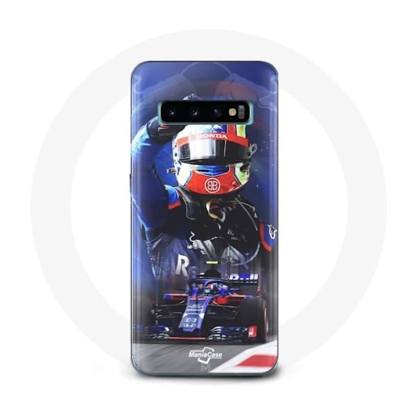 Coque för Samsung Galaxy S10 edge Formel 1 Pierre Gasly F1-förare Röd Blå