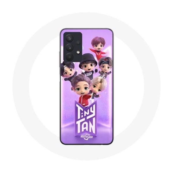 Coque - Maniacase - Samsung Galaxy A32 5G - BTS TinyTAN - Mjuk - Silikon Svart svart