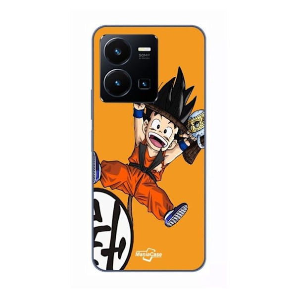 Coque För Vivo Y35 4G dragon ball sangoku liten logo Maniacase SVART
