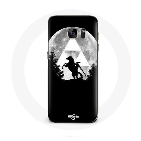 Cover til Samsung Galaxy S7 Edge Zelda Måne