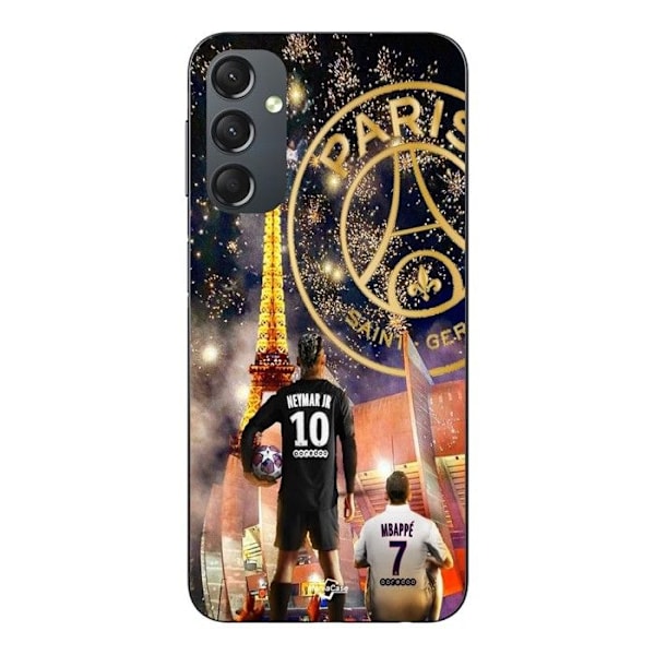 Coque - Maniacase - Samsung Galaxy A24 - Neymar Mbappe Noël - Mjuk - Svart