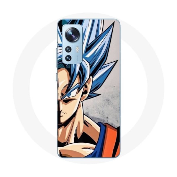 Fodral för Xiaomi Mi 12 / 12X Anime Dragon Ball Goku Blått Hår
