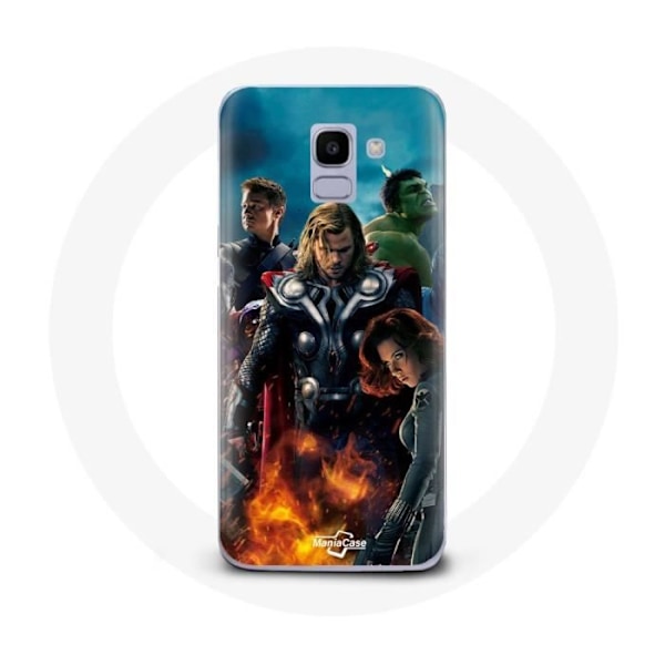 Coque för Samsung Galaxy A6 2018 Avengers superhjältefilm