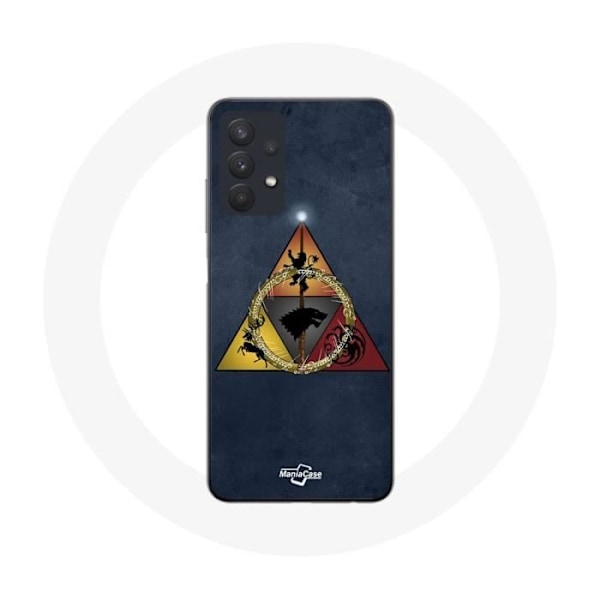 Coque för Samsung Galaxy A32 5G Game of Thrones Säsong 8 Järntronen Triangel Logotyp Baratheon Lannister Stark och Targaryen - Ma