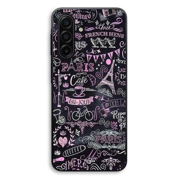 Cover til Samsung Galaxy A27 Paris Frankrig café Maniacase Svart