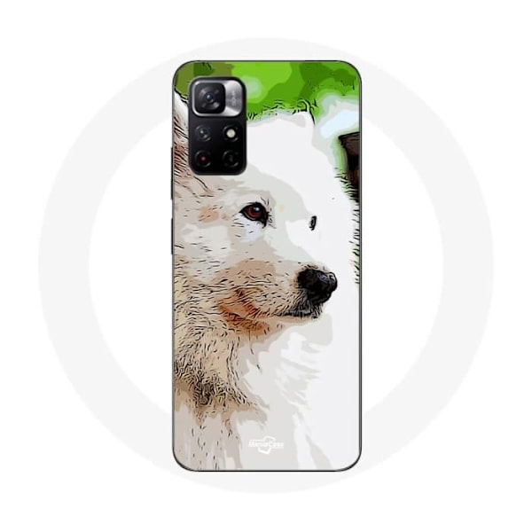 Coque - Redmi - Note 11 5G - Flexibel - Samojedhund - Vit Vit