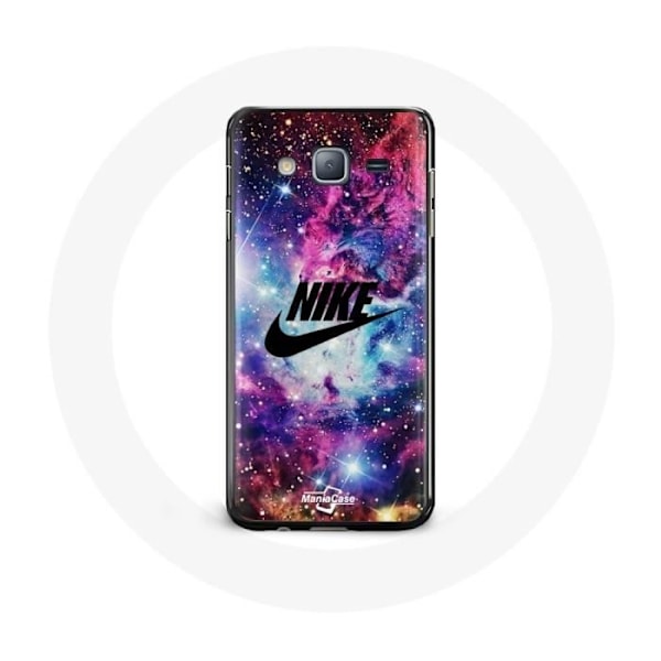Skyddsfodral för Samsung Galaxy J7 Nike-logotyp Färgglad rymd